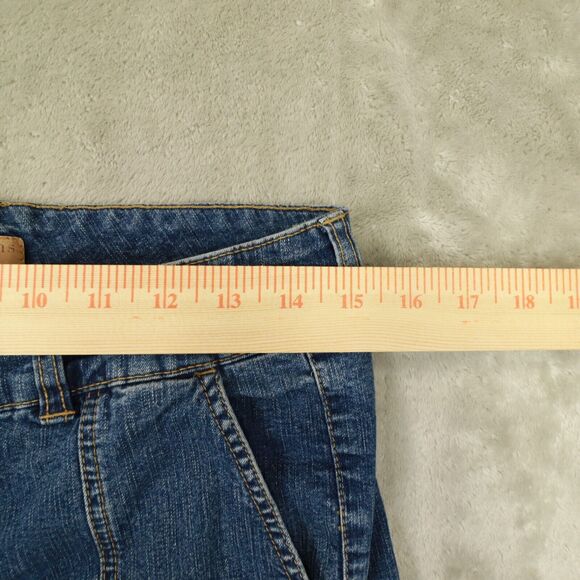 Tommy Hilfiger Women's Y2K Medium Wash Boot Cut Cargo Pocket Jeans‎ 2003 size 11 - Picture 12 of 13